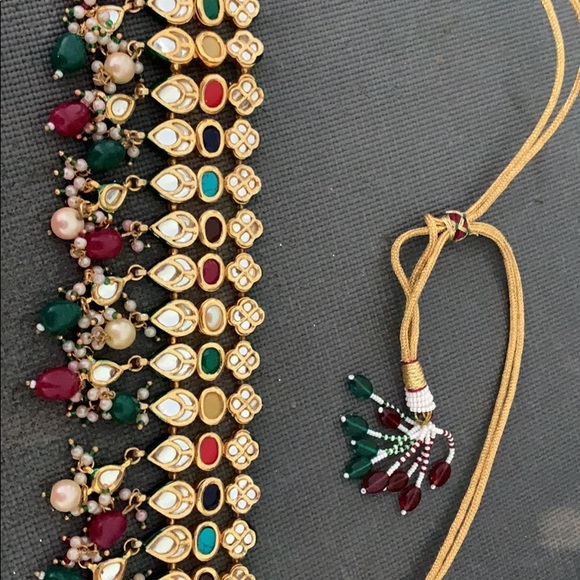 Choker necklace multicoloured - Picture 3 of 4